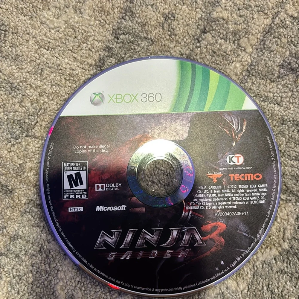 Ninja three Xbox 360 game